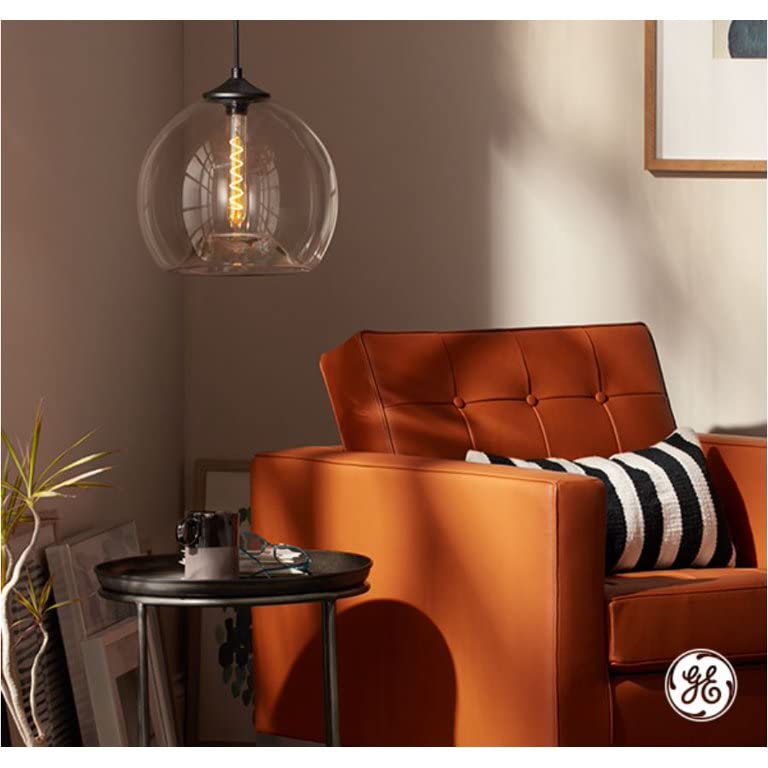 GE 36725 Vintage Style LED Light Bulb, 60 watt Equivalent, Amber